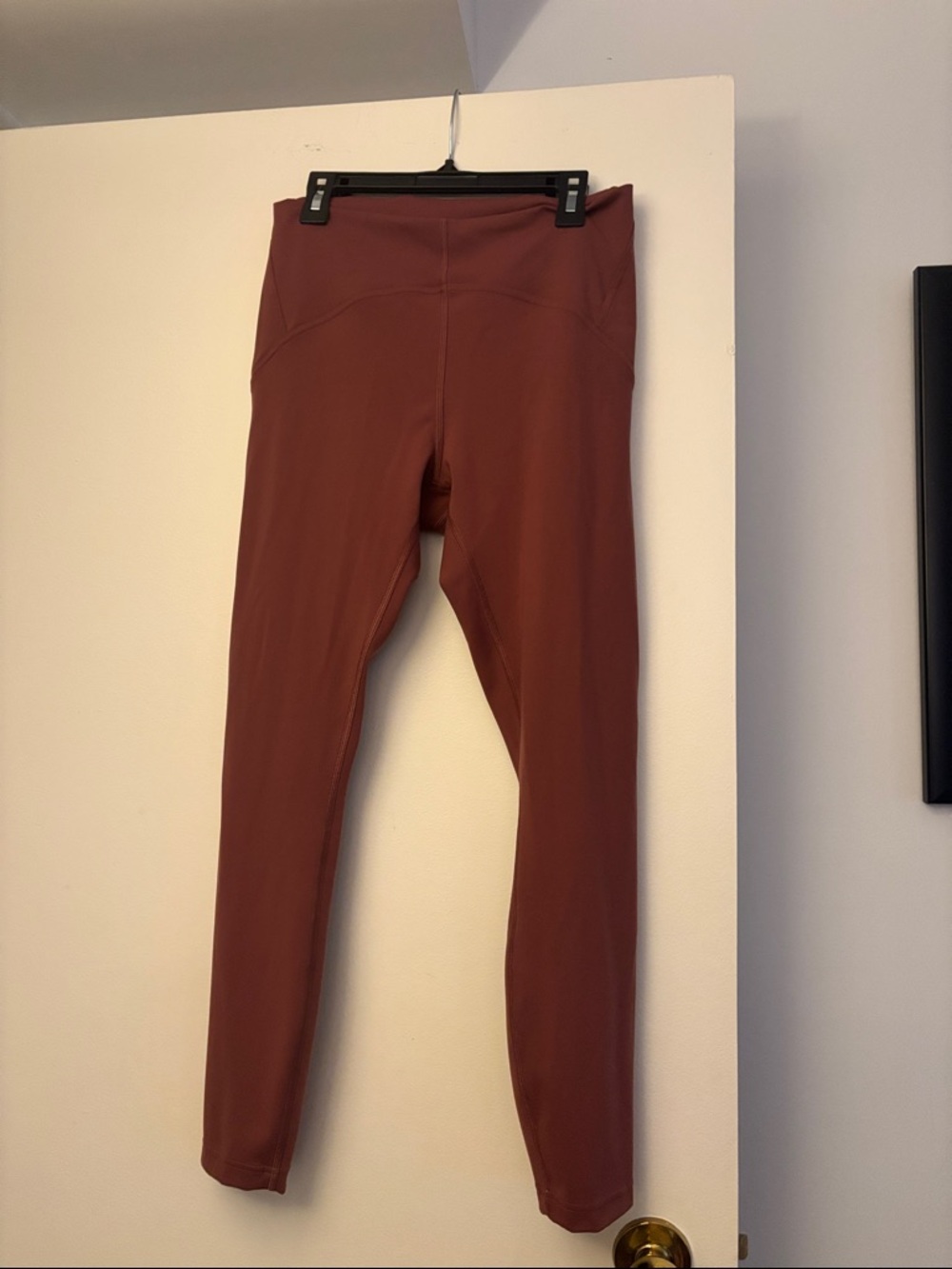 Lululemon High-Waist Brick Red Leggings